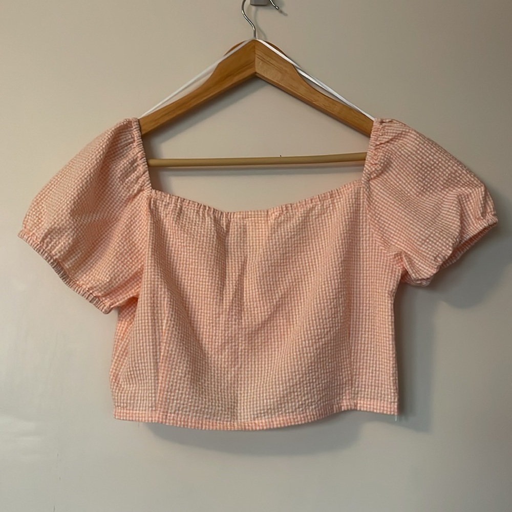 H&M Gingham Crop Top - Picture 3 of 4